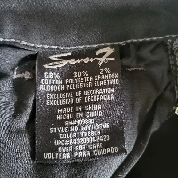 NWT Seven7 Washed Gray Mid Rise Luxury Skin Fit Legging Moto Skinny Jeans - Picture 15 of 16